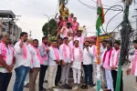 తెలంగాణ రాష్ట్ర ఆవిర్భావ వేడుకలు ఘనంగా నిర్వహించిన బీఆర్ఎస్ నాయకులు