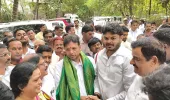 బసవరాజు శ్రీనివాస్ ప్రమాణ స్వీకారం: మంత్రి శ్రీధర్ బాబును కలిసిన లక్ష్మీప్రసన్న, మనీష్ గౌడ్