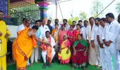 సొంత నిధులతో దేవాలయాలు..