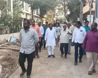 విజయపురి కాలనీలో ముమ్మరంగా వరద కాల్వ పనులు