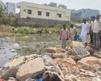 బడంగ్పేట్ మున్సిపల్ ఆఫీస్ పక్కనే 'మురుగు' కంపు!