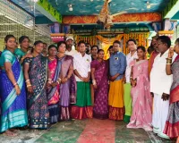 ఘనంగా ముడుపుల ఎల్లమ్మ ఆలయ వార్షికోత్సవం 