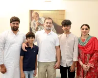 రాహుల్‌ గాంధీని కలిసిన ఎంపీ అనిల్‌కుమార్‌ యాదవ్‌*