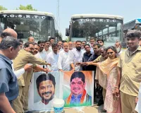 ముఖ్యమంత్రి రేవంత్ రెడ్డి చిత్రపటానికి పాలాభిషేకం