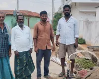 స్వంత ఖర్చులతో బోరు మోటార్ అందజేసిన వార్డ్ మెంబర్ ఏయ్య భాస్కర్