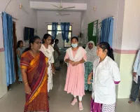 *పట్టణ ప్రాథమిక ఆరోగ్య కేంద్రాన్ని తనిఖీ చేసిన రంగారెడ్డి  జిల్లా వైద్యాధికారి