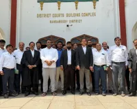 రంగారెడ్డి జిల్లా కోర్టులో న్యాయవాదుల నిరసన 