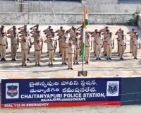 తెలంగాణ ఆవిర్భావ దినోత్సవం జరుపుకున్న చైతన్యపురి పోలీస్ అధికారులు