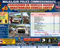 హెడ్‌లైట్ల నిబంధనలు ఉల్లంఘిస్తే జరిమానా!