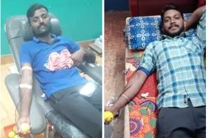 అరుదైన ఏ నెగటివ్ బ్లడ్ రక్తదానం చేసిన రక్తదాతలు..