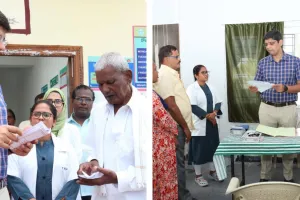 కామారెడ్డి మండలంలోని గర్గుల్ ఆయుష్మాన్ ఆరోగ్య మందిరం తనిఖీ  