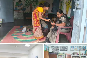 అంగన్ వాడి కేంద్రాల ఆకస్మిక తనిఖీ.. 