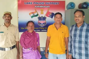 మహిళను కాపాడిన లేక్ పోలీసులు