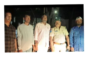 జింక మాంసం పట్టుకున్న అటవీ విశాఖ అధికారులు.