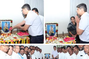 భారీ వర్షాలు జిఎన్ఆర్ కాలనీ పరిశీలన.