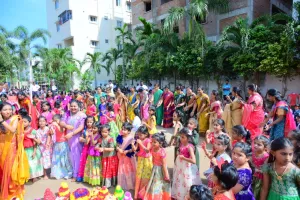 అల్ఫోర్స్ టైనీ టాట్స్ బతుకమ్మ సంబరాలు