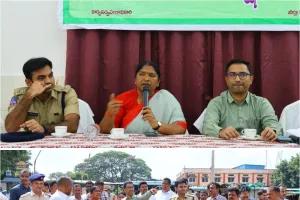 ముఖ్యమంత్రి  పర్యటన ఏర్పాట్లను పరిశీలించిన  మంత్రి   సీతక్క