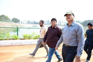 తుది మెరుగులు దిద్దుకుంటున్న బ‌మృక్‌నుద్దౌలా చెరువు 