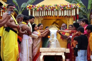 జగ్గారెడ్డి స్వగృహం లో కన్నుల పండుగగా సత్యనారాయణ స్వామి కథ.. 